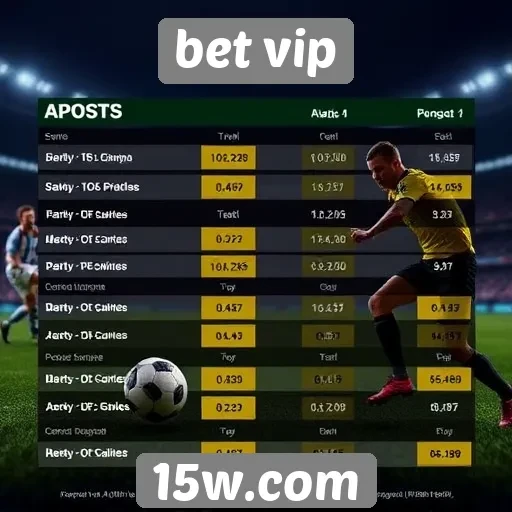 Apostas populares disponíveis no bet vip